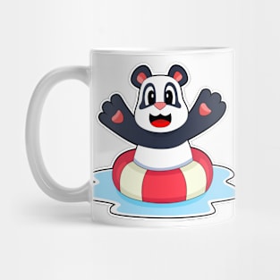 Panda Swimming Lifebuoy Mug